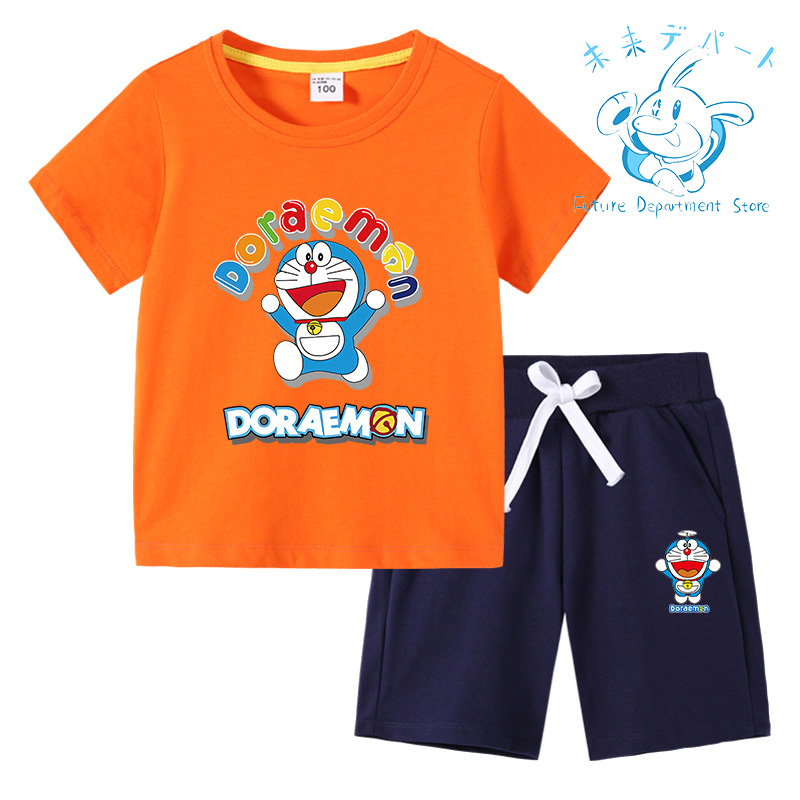 【送料無料】ドラえもん Doraemon半袖 短パン 男の子 女の子 上下セット 薄手 柔らかい 春夏服 部屋着 通気性 洗い易い 汚れにくい90-150CM｜future-mall｜16