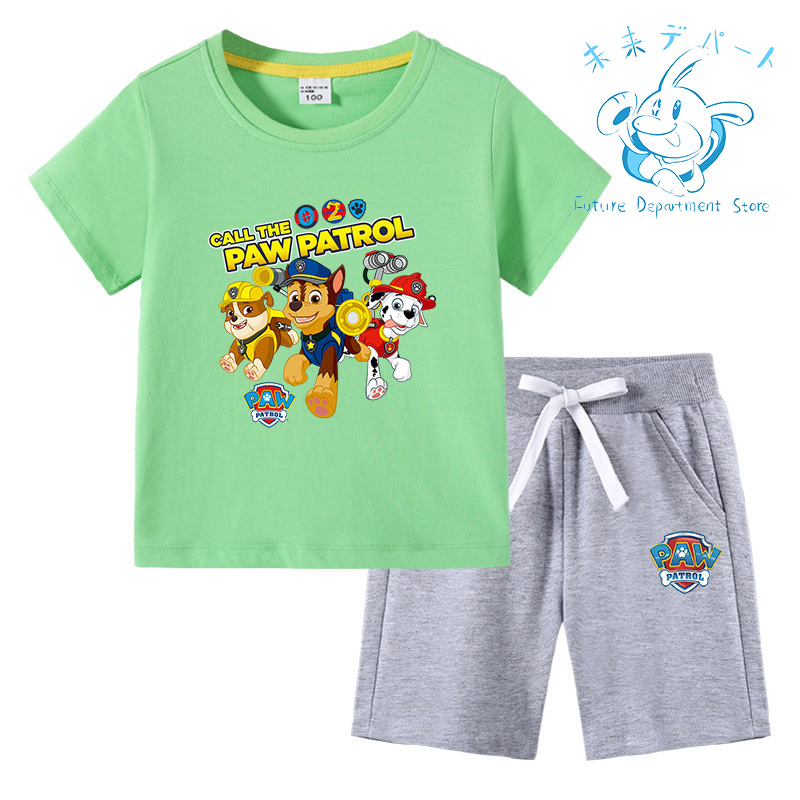 【送料無料】パウパトロール Paw Patrol半袖 短パン 男の子 女の子 上下セット 薄手 柔らかい 春夏服 部屋着 通気性 洗い易い 汚れにくい90-150CM｜future-mall｜04