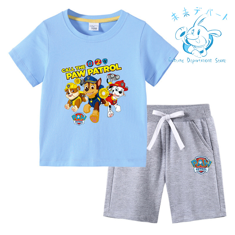 【送料無料】パウパトロール Paw Patrol半袖 短パン 男の子 女の子 上下セット 薄手 柔らかい 春夏服 部屋着 通気性 洗い易い 汚れにくい90-150CM｜future-mall｜10