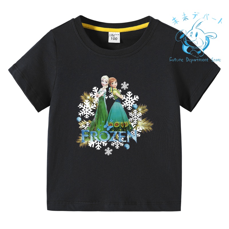 【複数注文送料お得!】アナと雪の女王 Tシャツ 半袖子供服 薄手 春夏秋 綿 部屋着 男女 通学用 ...