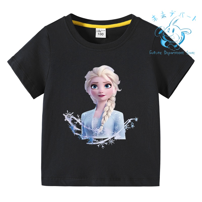 【複数注文送料お得!】アナと雪の女王 Tシャツ 半袖子供服 薄手 春夏秋 綿 部屋着 男女 通学用 ...