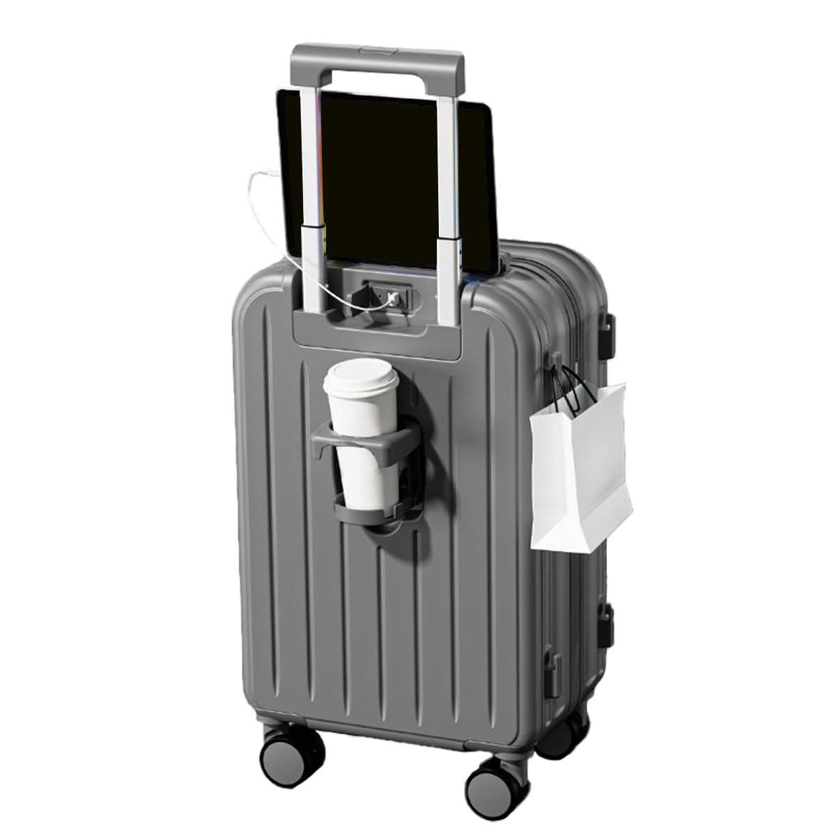 MORGEN SKY] スーツケース キャリーケース USBポート付き 充電口