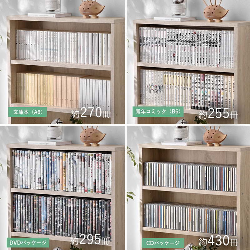 ワイエムワールド ディスプレイラック 2個セット 60幅 幅60 書棚