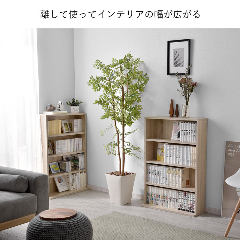 ワイエムワールド ディスプレイラック 2個セット 60幅 幅60 書棚