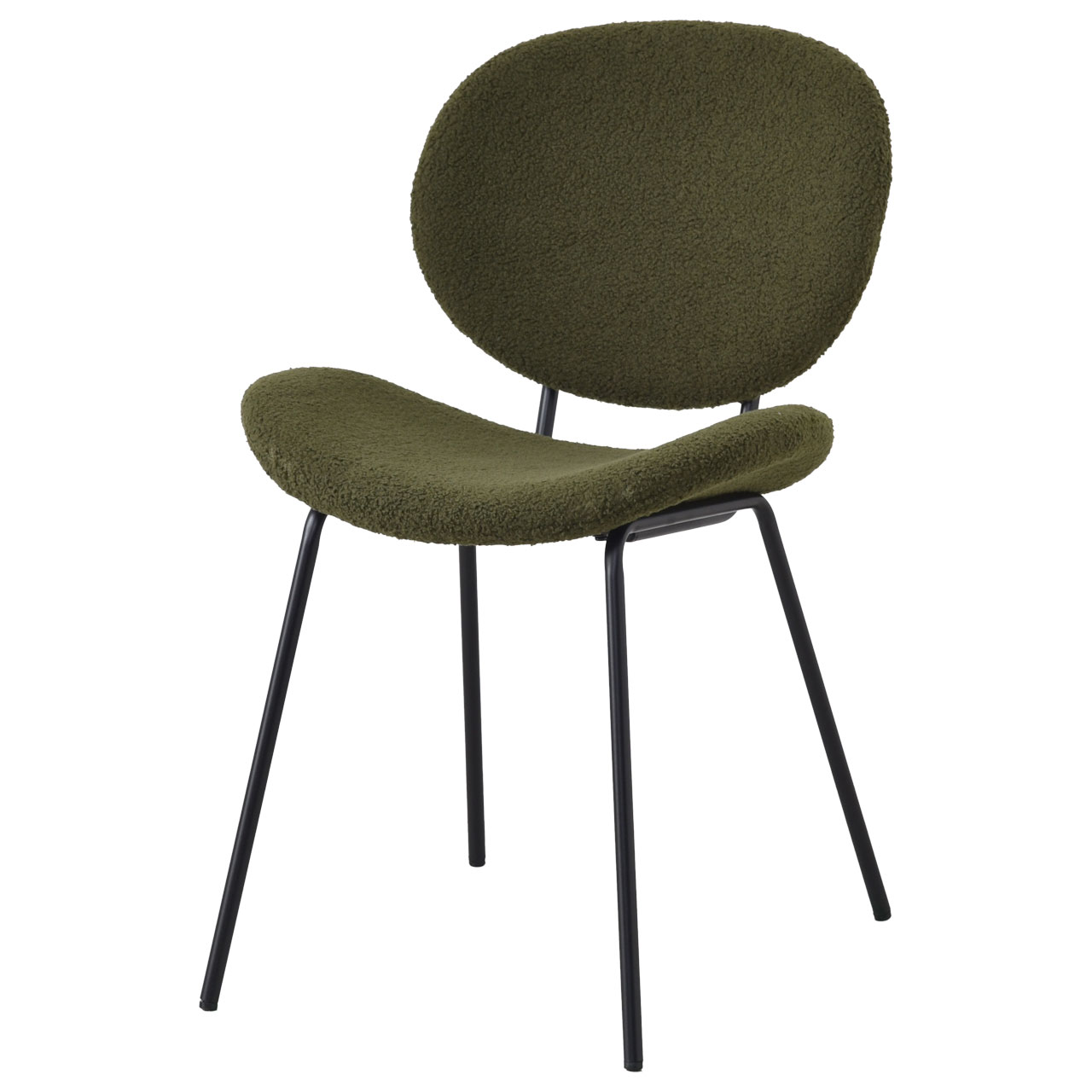 ワイエムワールド ダイニングチェア 2脚セット ブークレ おしゃれ 椅子