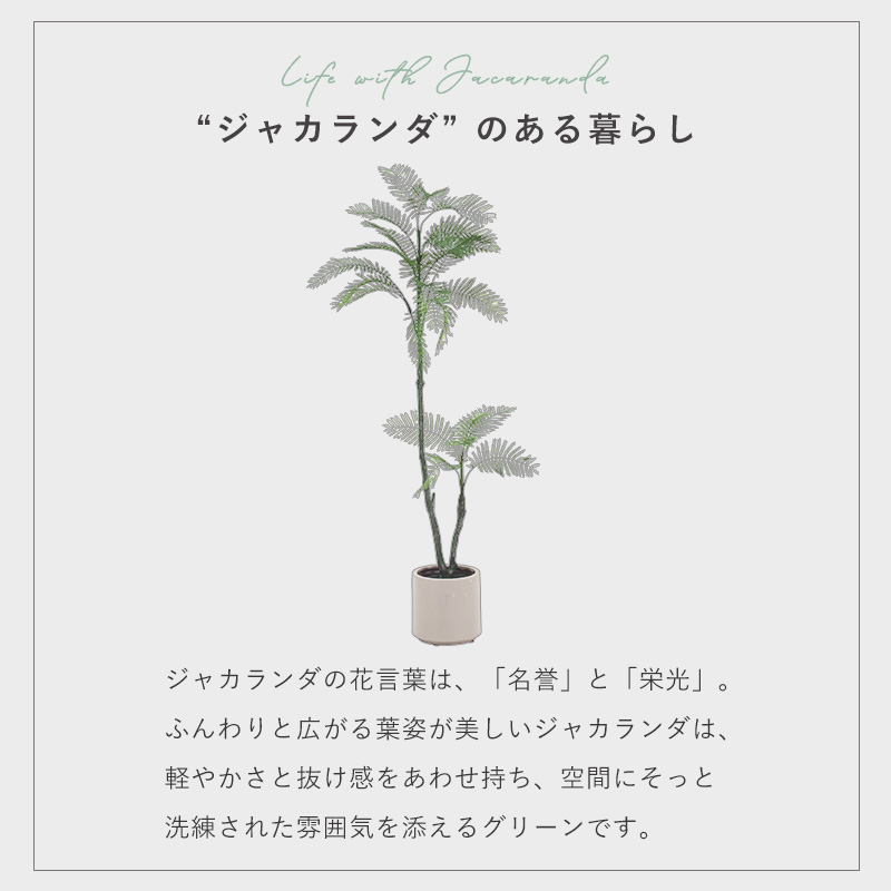 フェイクグリーン 大型 玄関 ジャカランダ ジャカランダの木 120cm 
