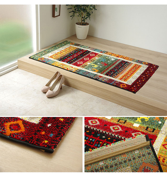 玄関マット マット ラグ かわいい おしゃれ 北欧 約50×80cm 室内 絨毯