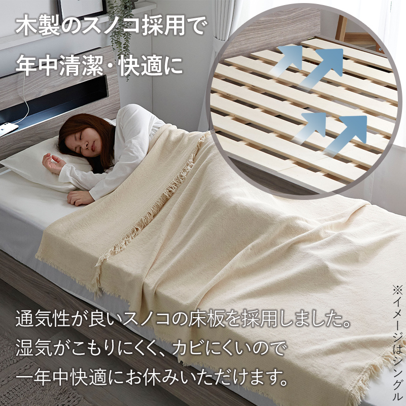 新品 送料込 セミダブルベッド  棚 コンセント付 ブラック 新品 送料込 セミダブルベッド マットレス付 棚 コンセント付