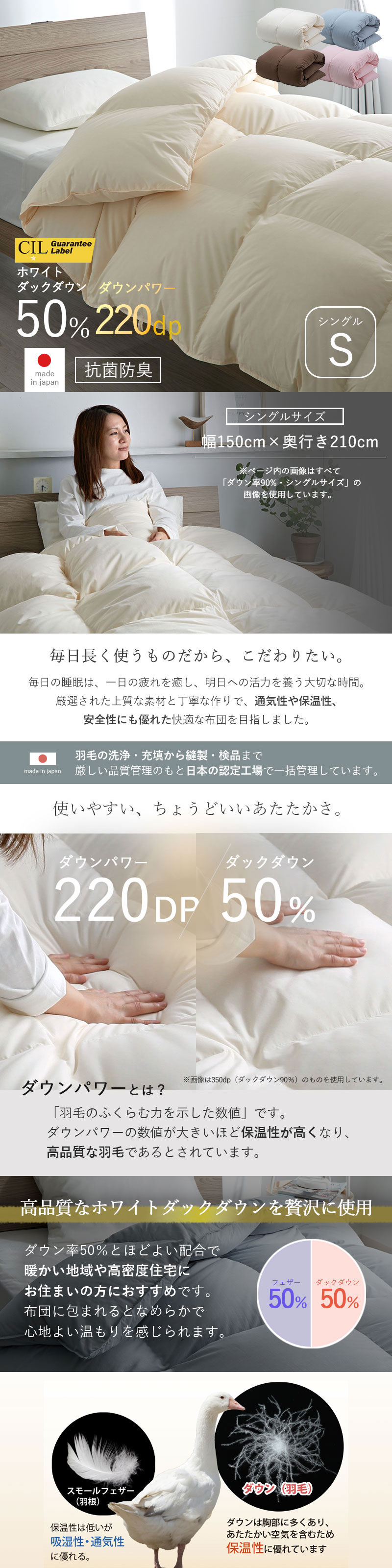 楽天市場】羽毛布団 シングルロング シングル 掛け布団 2枚