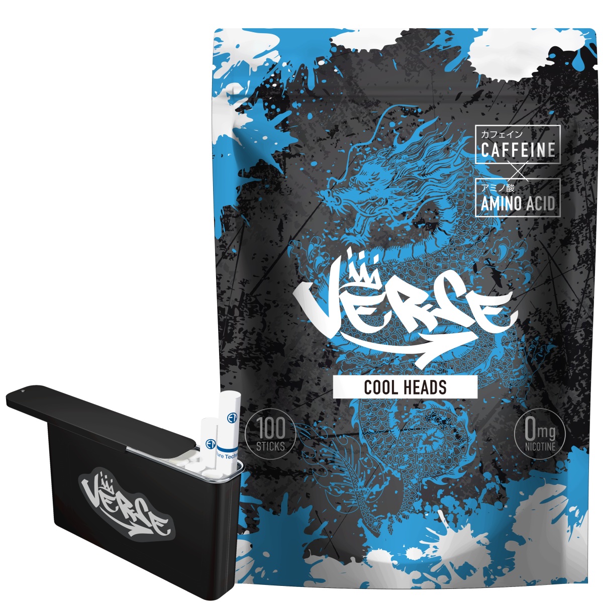 VERSE バース 収納ケース付 カフェイン ブドウ糖 固形 gaba 亜鉛 マカ |  | 01