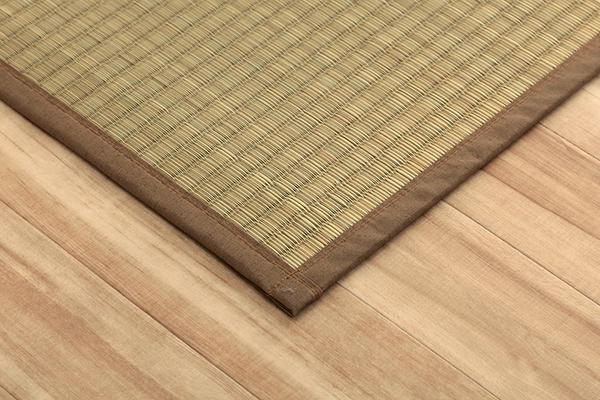 い草 ラグマット/絨毯 〔約191×250cm〕 裏：不織布 防滑加工 調湿 消臭 