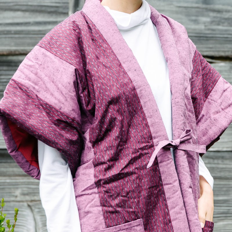 レディース 半纏 袖なし 女性 綿入れ ポンチョ 日本製 ギフト ちゃんちゃんこ