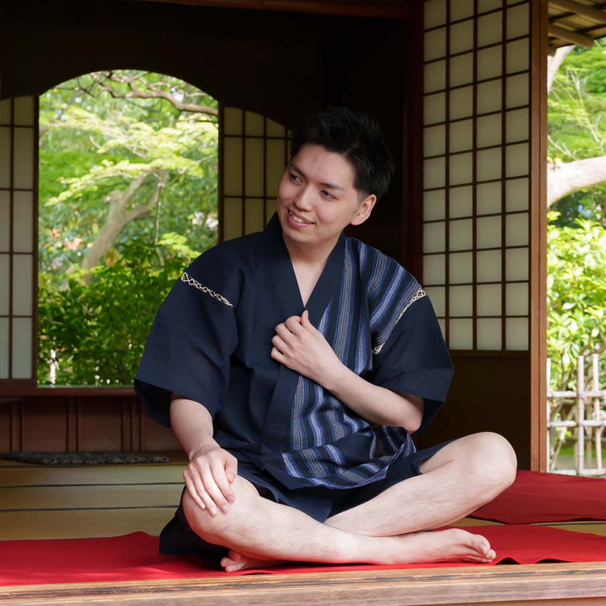 男性用じんべい