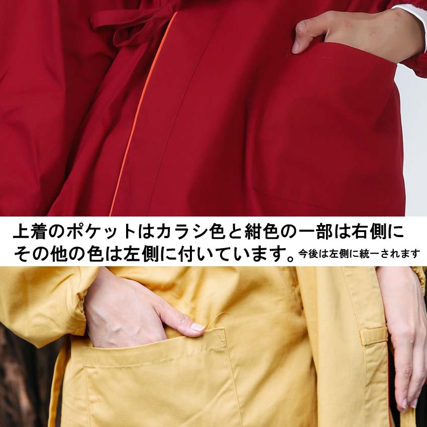 ポケットの位置