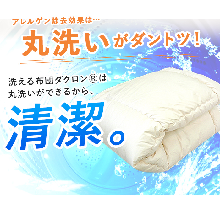 ダクロン(R)ダウンライク肌掛け布団 (クイーン210×210) : 8年タオルの