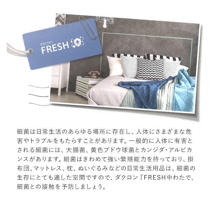 ダクロン(R)7-HOLE合掛け布団 (シングル150×210) : 8年タオルのお店