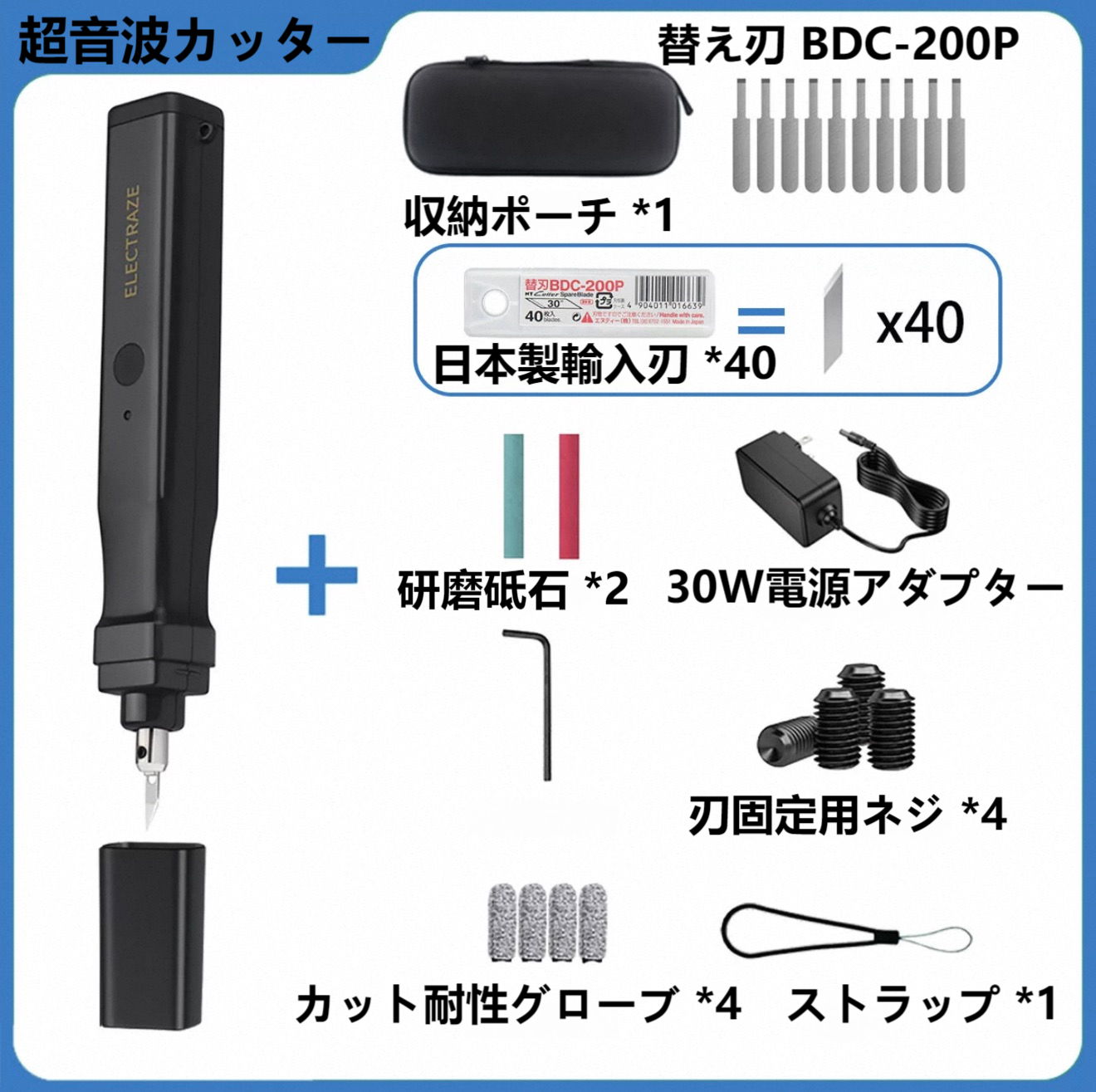 超音波カッター 3D プリントモデル プラスチック 木材 樹脂 PCB