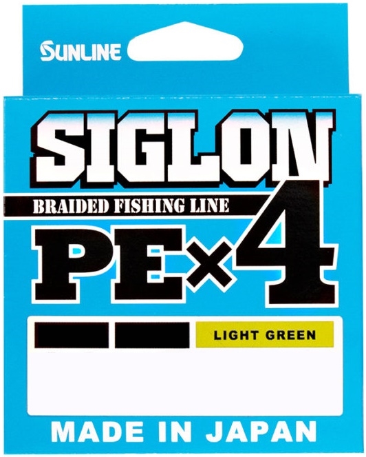 サンライン シグロン PEx8 200m 1号 16lb ライトグリーン 8本編み PE 