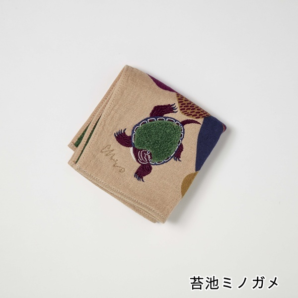 moritaMiW モリタミウ タオルハンカチ モコモコドウブツハンカチ ヒナ