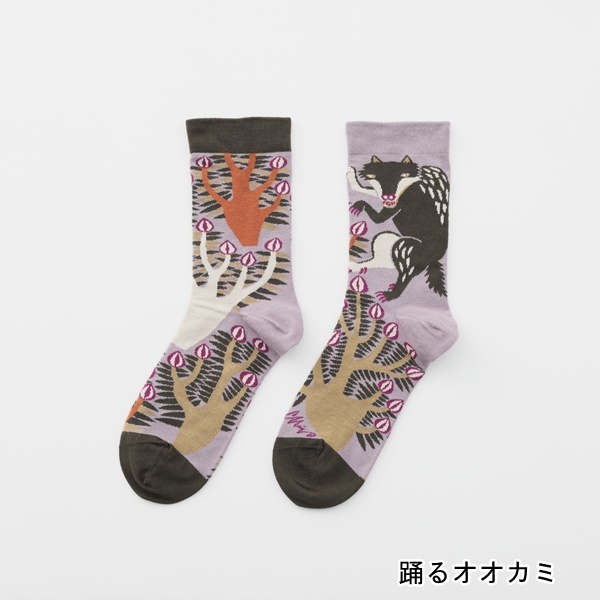 moritaMiW 靴下 モリタミウ アシンメトリー 日本製 ソックス 全6種類