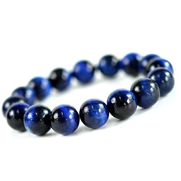 パワーストーン ブレスレット メンズ レディース ブルー タイガーアイ
