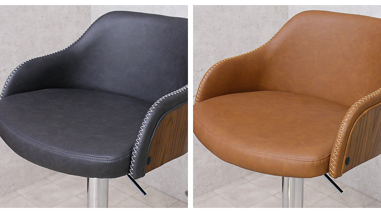 カウンターチェア バーチェア ハイチェア おしゃれ 北欧 背もたれ付き