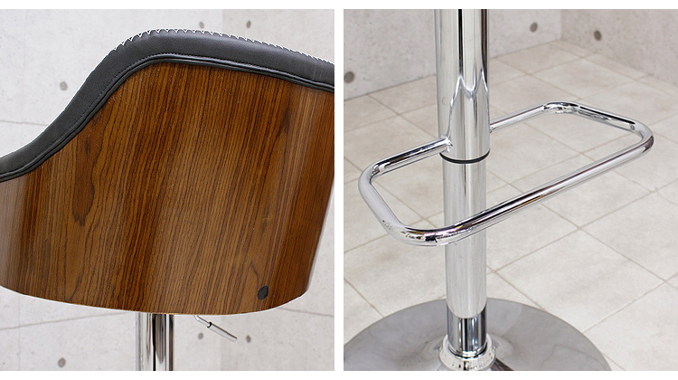 カウンターチェア バーチェア ハイチェア おしゃれ 北欧 背もたれ付き