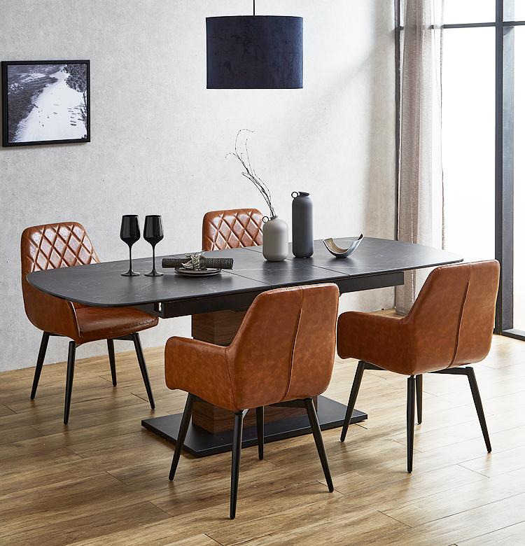 ダイニングチェア 回転 肘付 2脚セット おしゃれ 回転チェアー 回転