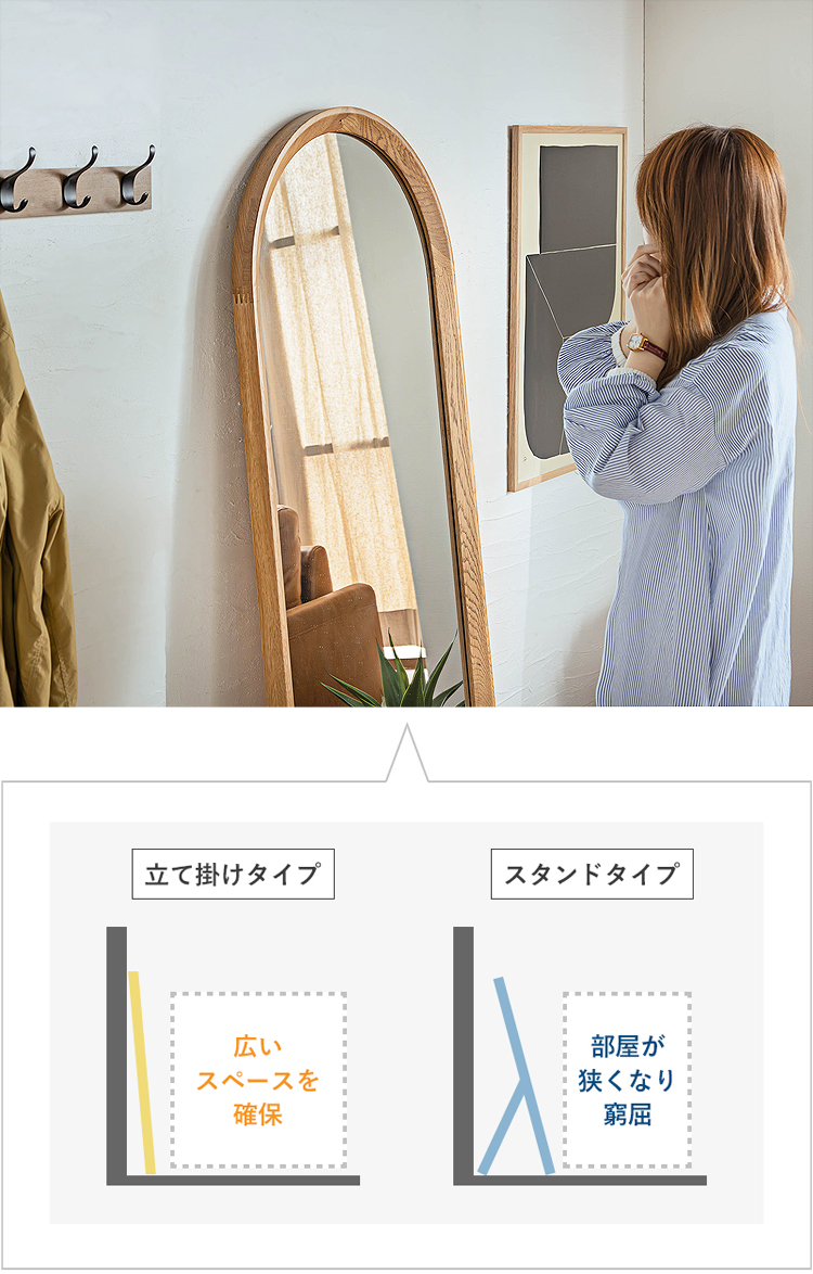 アーチ ミラー 全身 全身鏡 姿見鏡 全身ミラー 大型ミラー ワイド