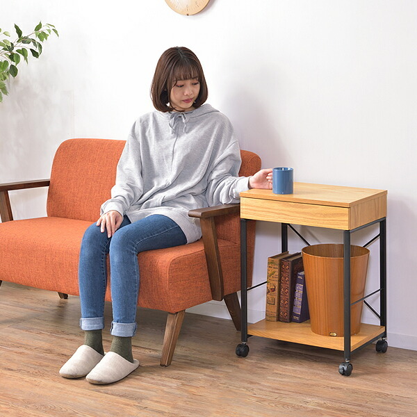 プリンター台 サイドワゴン デスクワゴン サイドチェスト ワゴン