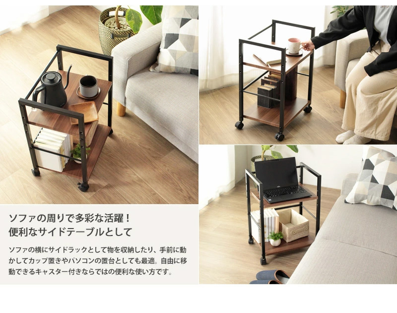 デスクワゴン プリンター台 ファイルワゴン デスク下 収納 プリンター