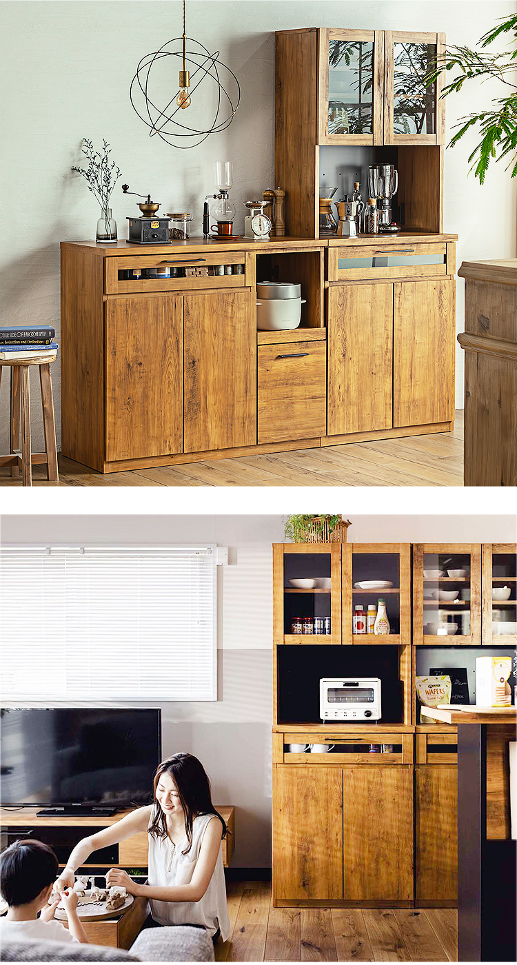 キッチンカウンター 幅105cm 完成品 キッチン収納 カウンターキッチン