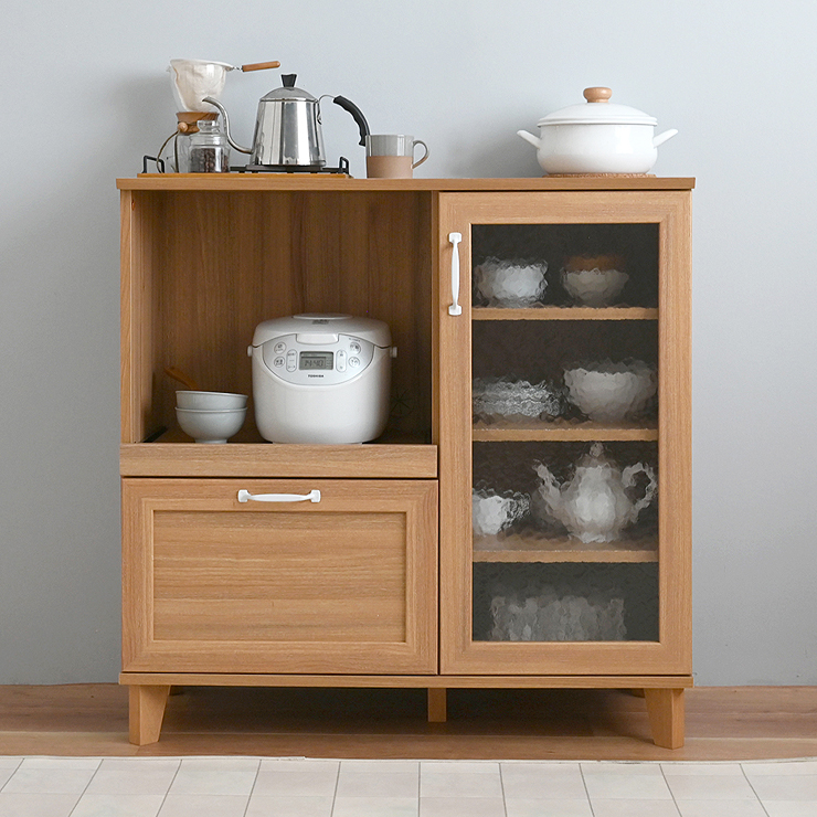 レンジボード レンジ台 キッチンカウンター 幅90cm 90幅 木製 北欧