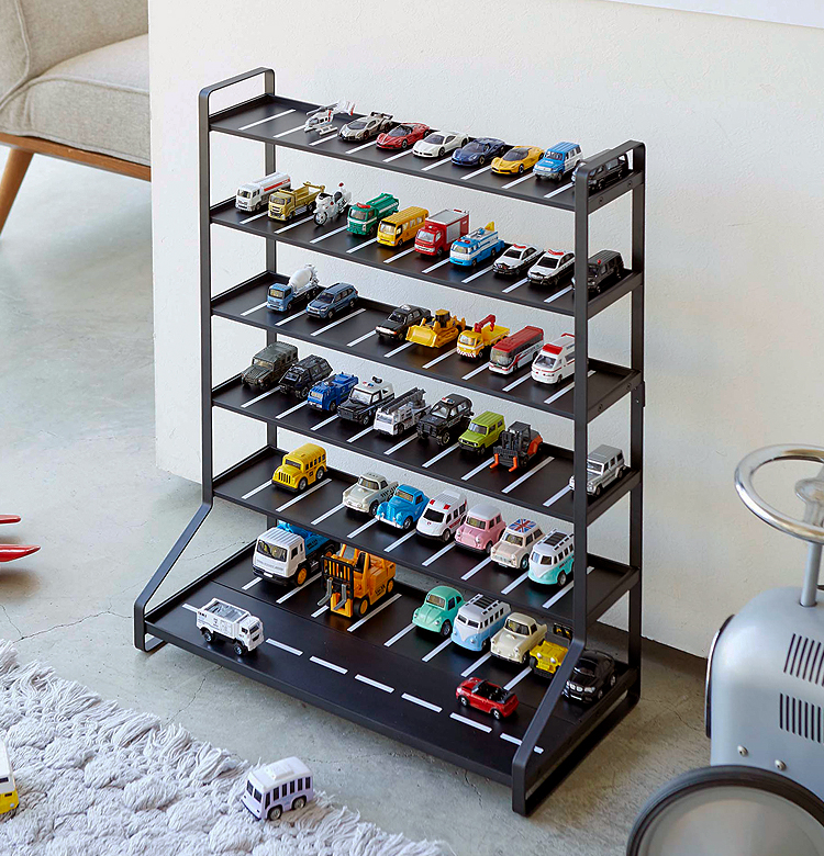 ミニチャンプス　純正ミニカータワーコレクションケース tower ミニカー＆レールトイラック タワー 山崎実業 ミニカー 収納