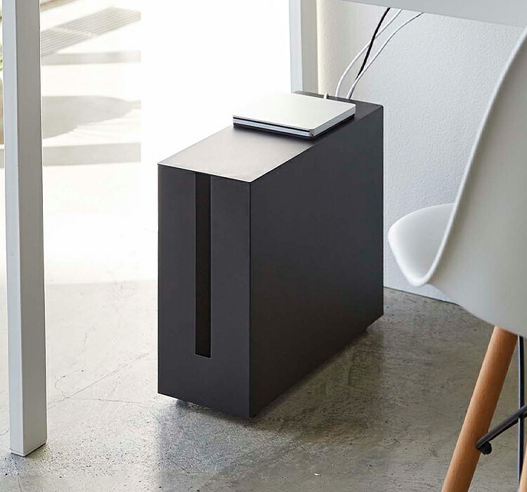 tower キャスター付きケーブル収納ラック タワー 山崎実業 ケーブル