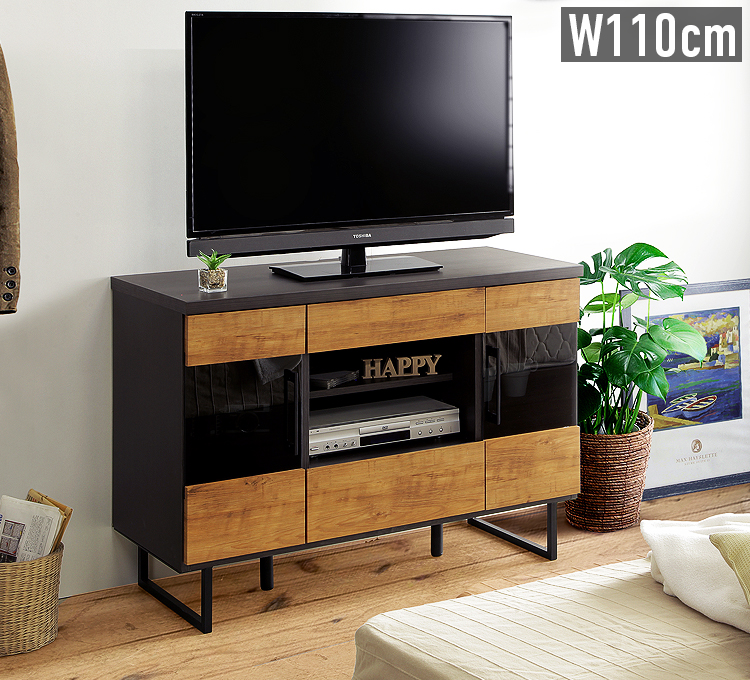 テレビ台 幅110cm ハイタイプ テレビボード 完成品 日本製 40型 42型