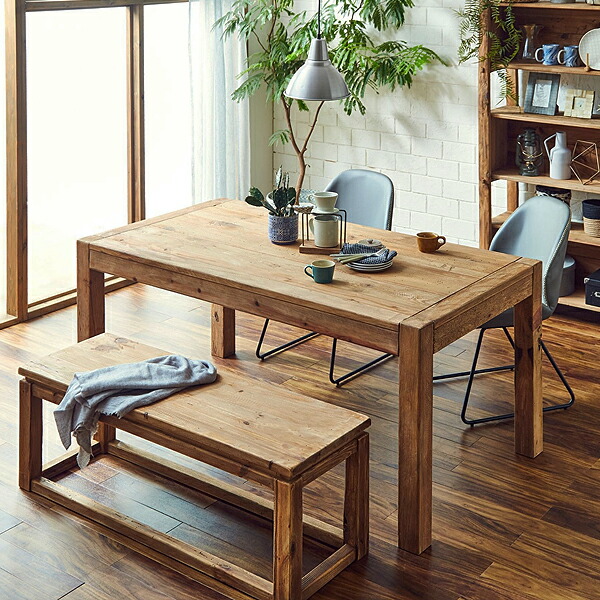 ダイニングテーブル おしゃれ 4人用 4人掛け 幅160cm 160幅 木製 無垢