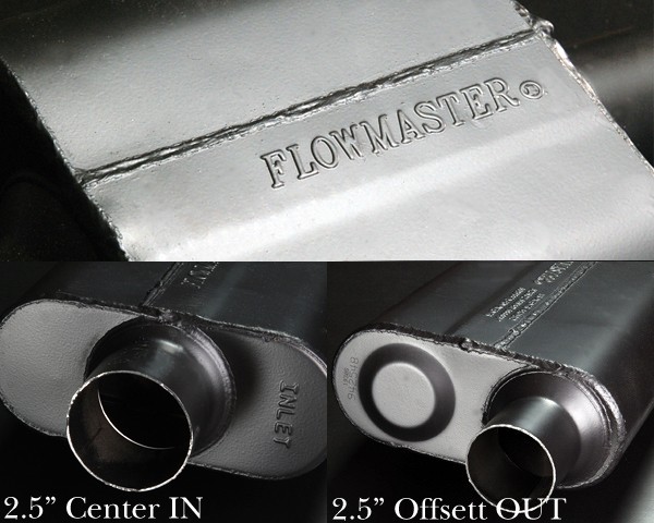 フローマスター　40　中古品　(1)(2)　2個口セット FLOW MASTER / フローマスター 40 マフラー #42441 Offset in
