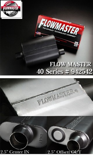 Flowmaster 42543 Flowmaster 40 Series Chambered Muffler