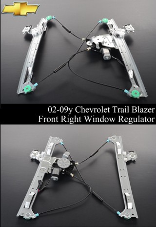 トレイルブレイザー パワー ウインドウ レギュレーター フロント 前 右 