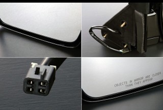 サバーバン 電動 ドアミラー 左右SET ヒーター無 【適合 92-99 95-99