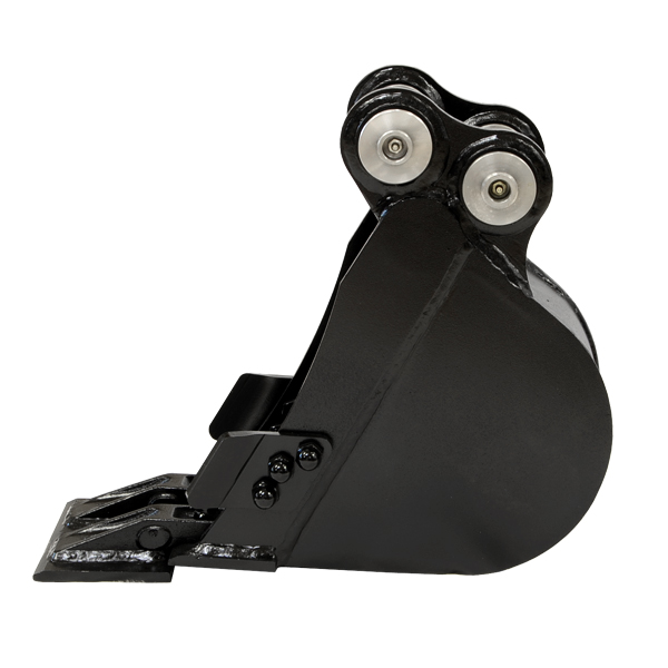 幅狭バケット 幅200mm ピン径25mm アーム幅107mm ツース盤・カッター付