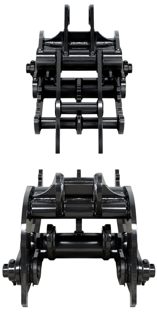 2点式 機械式 フォーク ピン径35mm アーム幅145mm コマツ 半年保証