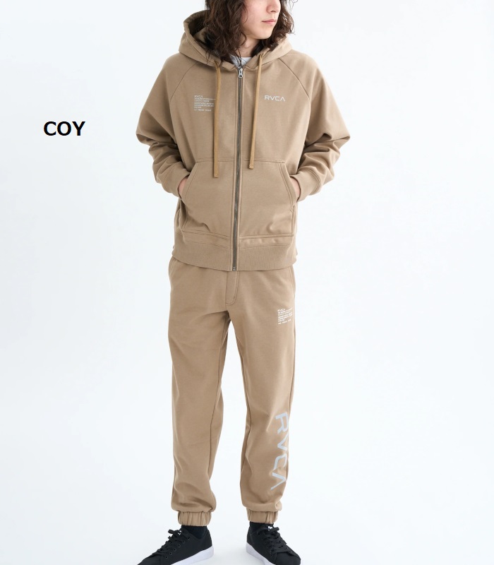 RVCA（ルーカ） セットアップ スウェット メンズ ジャージ ルーム