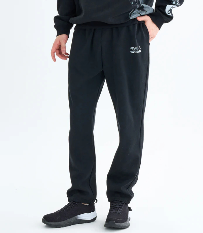 RVCA ルーカ セットアップ M パーカー ジョガーパンツ ブラック 上下 RVCA（ルーカ） NEW BOX WRWB PT スウェットパンツ メンズ ジャージ