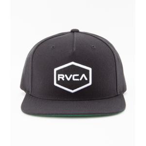 ロゴストレートキャップ 帽子 スナップバック フリーサイズ RVCA カジュアル ストリート スポー...