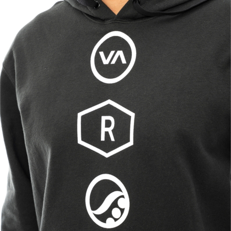 パーカー メンズ 男性 SHOYOROLL コラボ RVCA カジュアル スポーツ ジム ルーカ RUOTOLO STACK HOODIE トレーニング スウェット｜g-field｜05