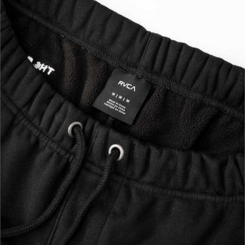 スウェットパンツ メンズ カジュアル スポーツ RVCA 男性 チェック ボア ロゴ 防風 撥水 ルーカ CHECKER SWEAT PANTS｜g-field｜15