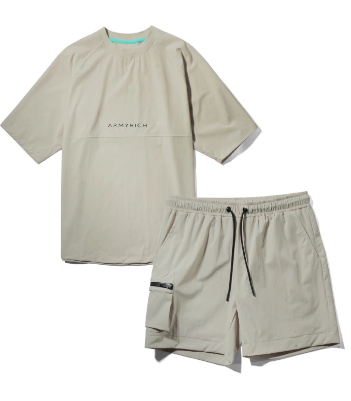 セットアップ メンズ カジュアル スポーツ ARMYRICH Tシャツ ショート