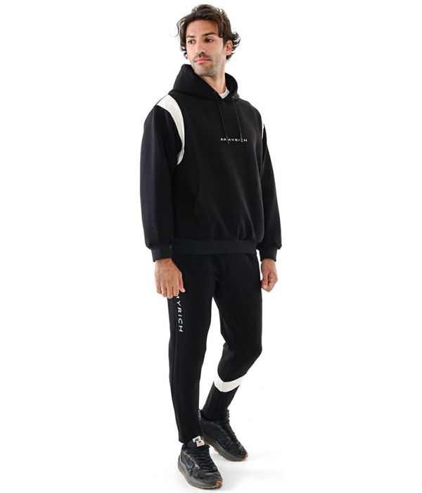 ARMYRICH アーミーリッチ PUレザー切替パーカーセットアップ 上下